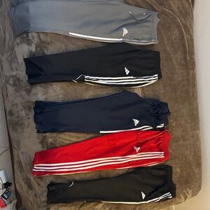 Adidas men’s Sweatpants - Gray, Black, Red